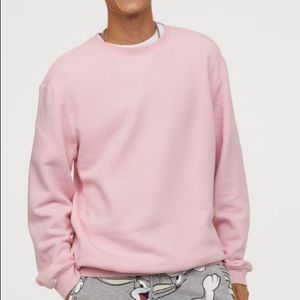 Men’s S/M Light Pink Crewneck Sweatshirt